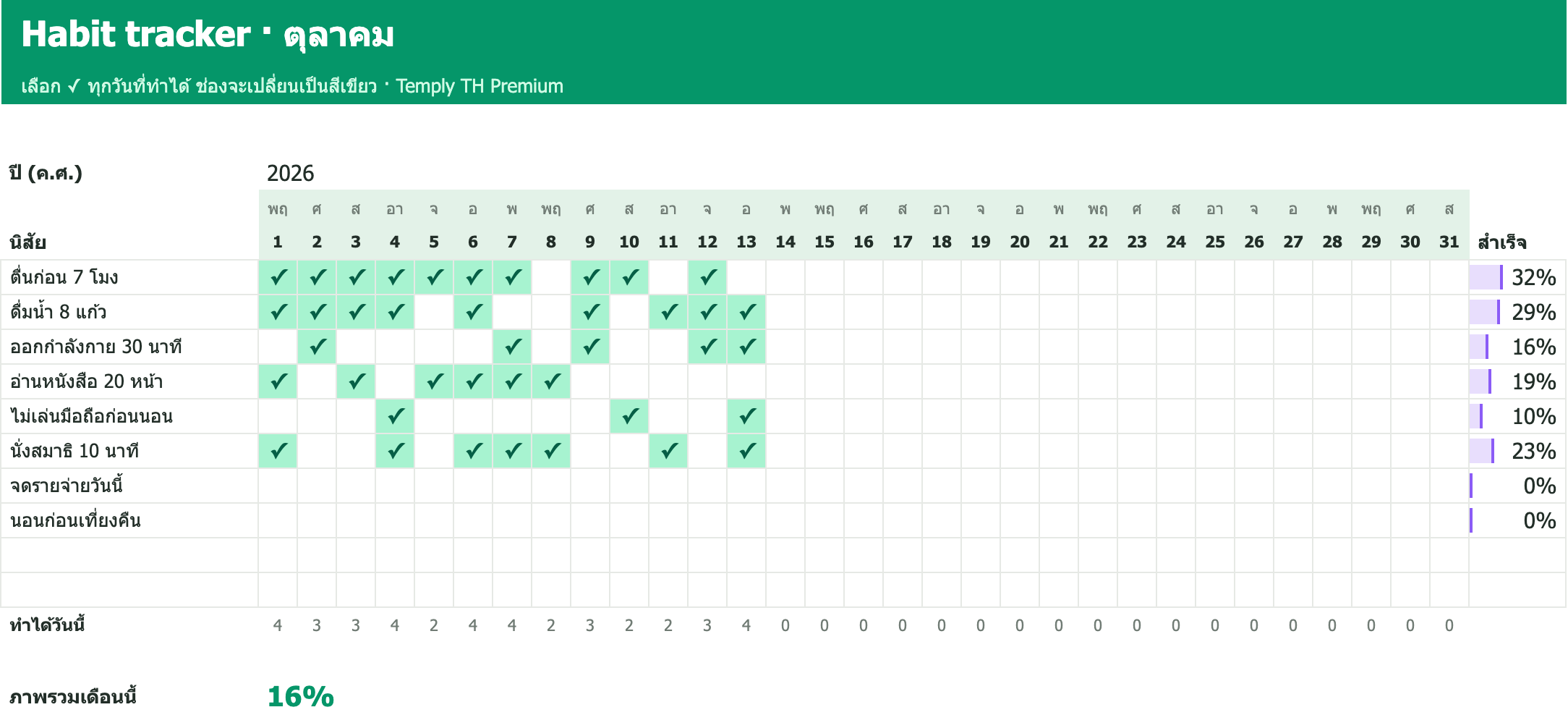Life & Habit Planner Premium — 1/4